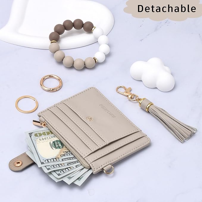 BAOSIWA Silicone Bracelet Keychain Wallet - Image 6