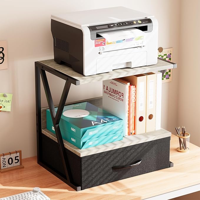 aboxoo Printer Stand for Desk - Image 2