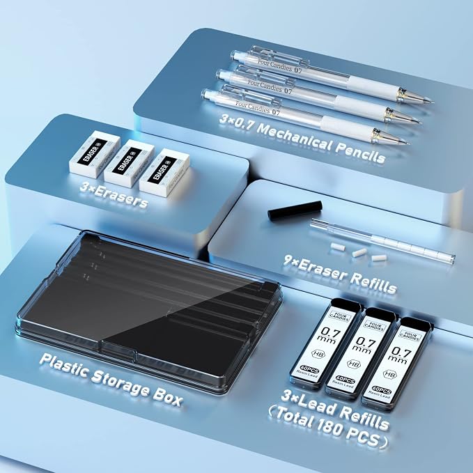 Four Candies Cute Mechanical Pencil Set - Image 4