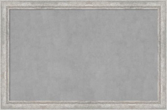 Amanti Art Silver Framed Magnetic Board 23x35 Large Vision Board by AmantiArt