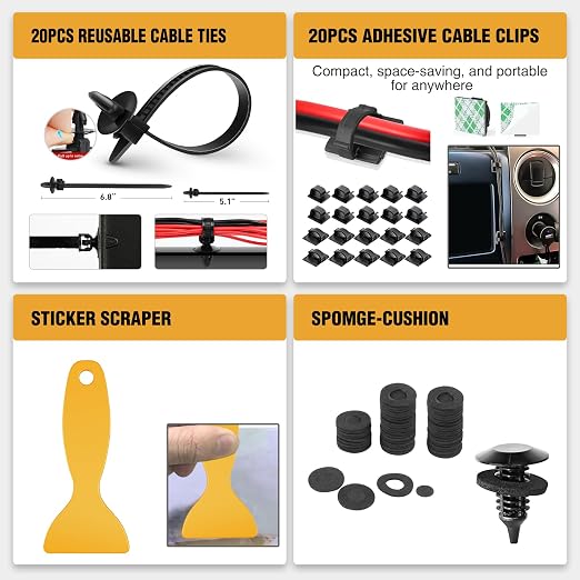 GOOACC 238Pcs Trim Removal Tool, Auto Push Pin Bumper Retainer Clip Set - Image 7
