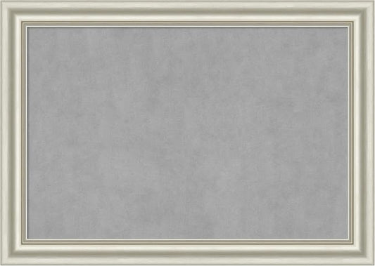 Amanti Art Silver Framed Magnetic Board 30x42 Large Vision Board by AmantiArt