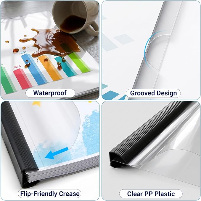 12-Pack Clear Report Covers - Image 5