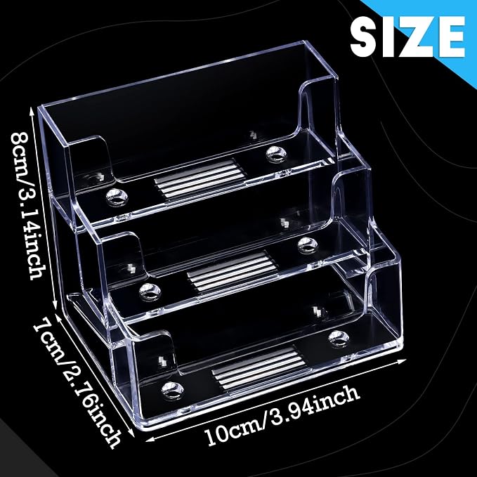TecUnite 8 Pieces Business Card Holder - Image 3