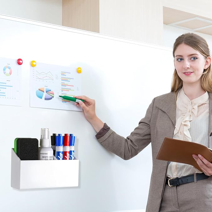 Lingshare Acrylic Magnetic Dry Erase Marker Holder - Image 3