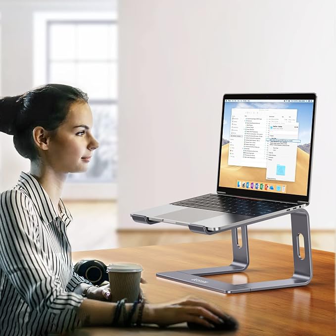 BESIGN LS03 Aluminum Laptop Stand, Ergonomic Detachable Computer Stand - Image 7
