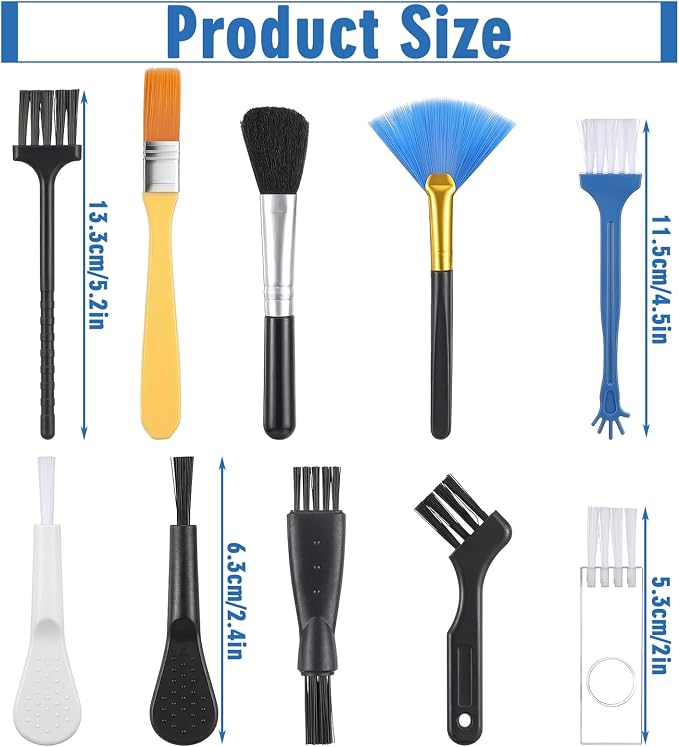 10 Pcs Anti-Static Keyboard Brush Cleaning Set, Mini Portable Electronic - Image 4