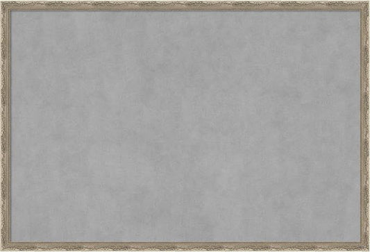 Amanti Art Silver Framed Magnetic Board 26x38 Large Vision Board by AmantiArt