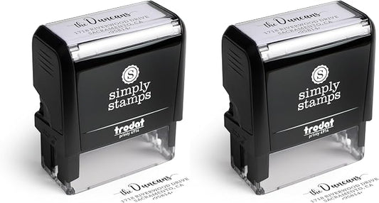 The Duncans Personalized Self-Inking Address Stamp | Envelope Return Address by 904Custom