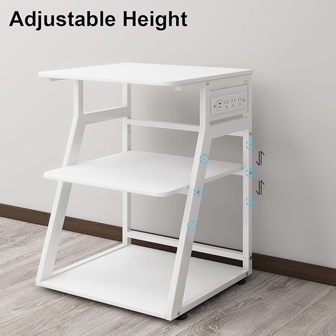 Natwind 3 Tier Large Printer Stand, - Image 5