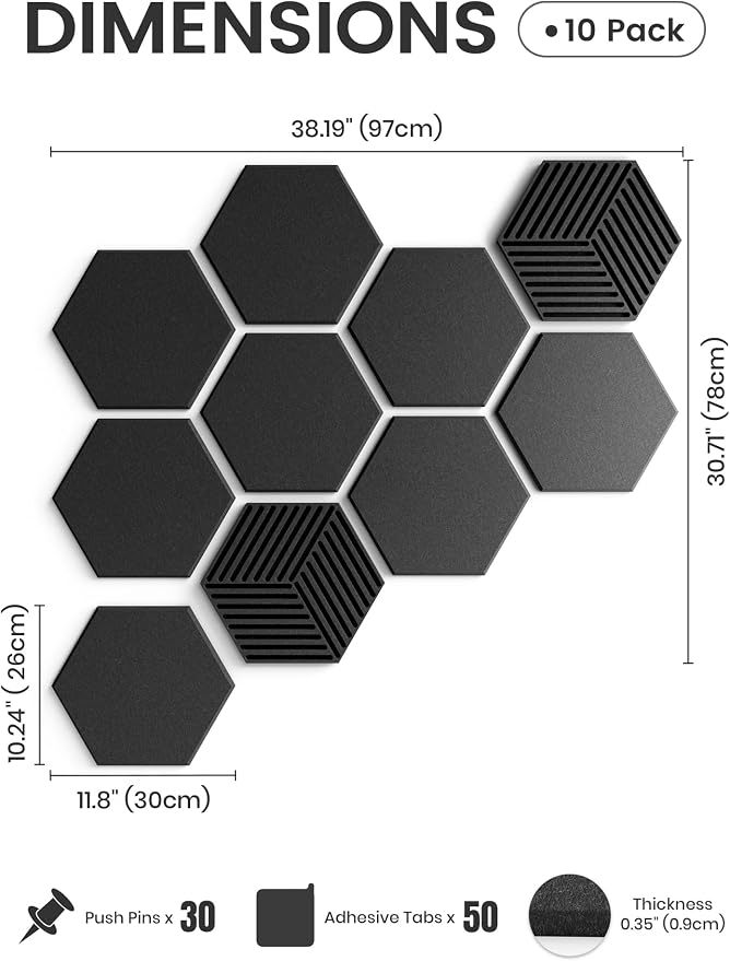 Fluxynara Hexagon Cork Board Alternative - Image 2