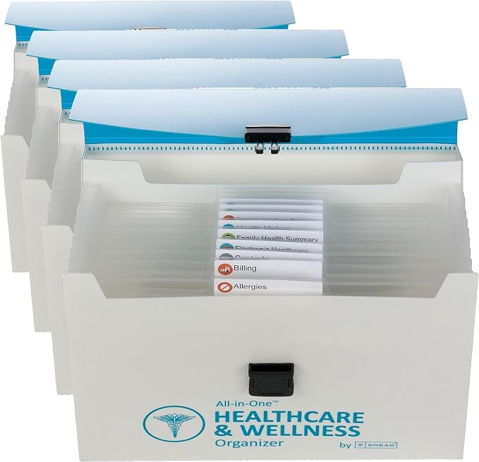 Smead All-in-One Healthcare & Wellness Organizer, 13 Pockets, Letter Size by SMEAD