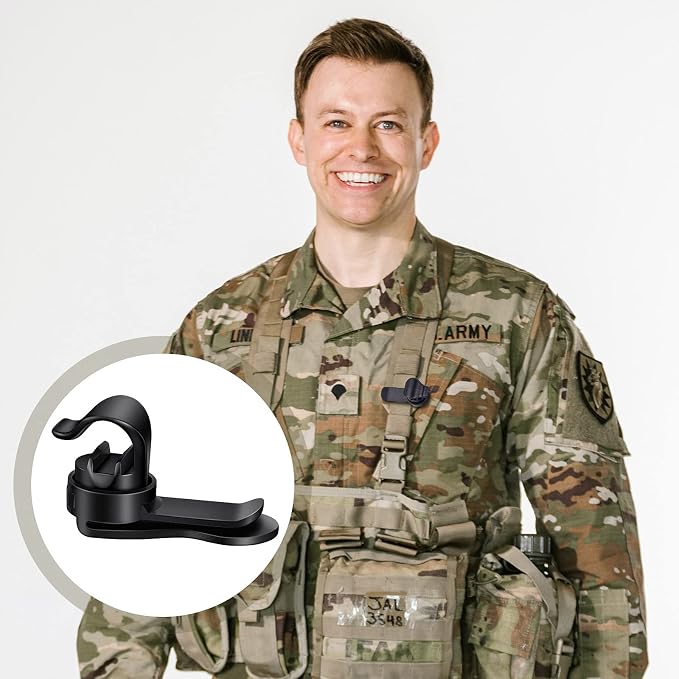 Moxweyeni 3 Pcs Bladder Clip Water Tube Hydration Hose Magnetic Clip Military - Image 6