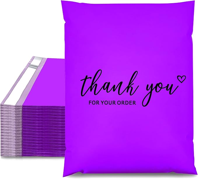 JinRuiKJ Thank You Poly Mailer 14.5x19 Inch 50 PCS, Shipping Bags by JinRuiKJ