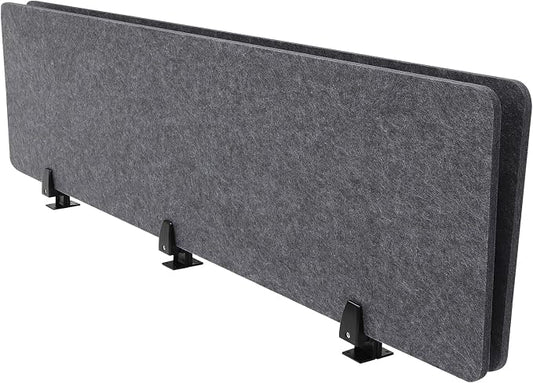 ReFocus Raw Clamp-On Acoustic Desk Divider Mounted Privacy Panel Set – Reduce by HAOREBAIYU