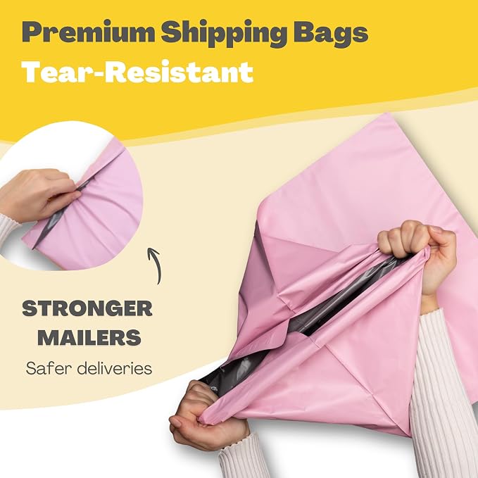 Shipping Bags with Label Pouch - Image 4