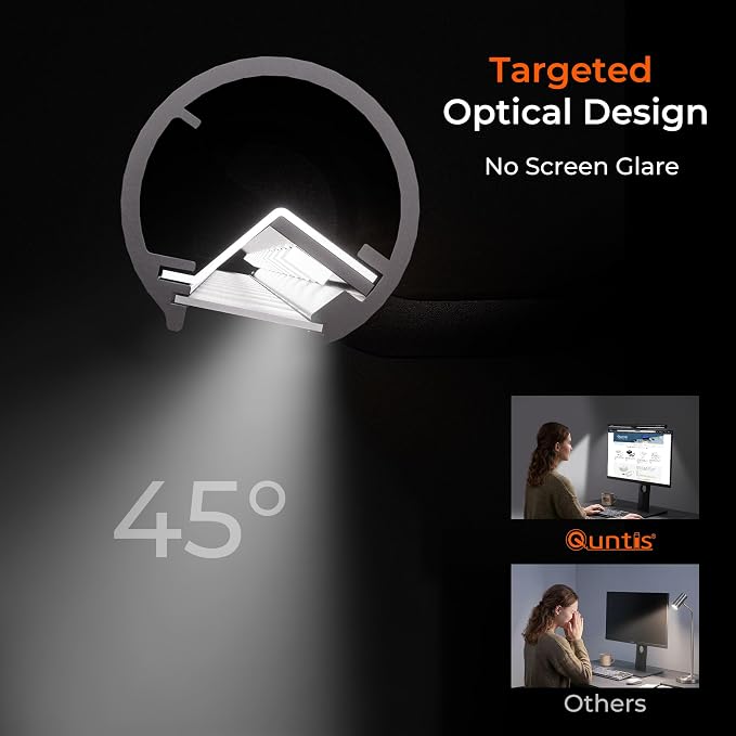 Quntis Monitor Light Bar with Remote, Eye-Care No Glare Computer Light - Image 7