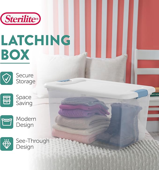 Sterilite 16-Pack Latching Box, 64 Quart - Image 3
