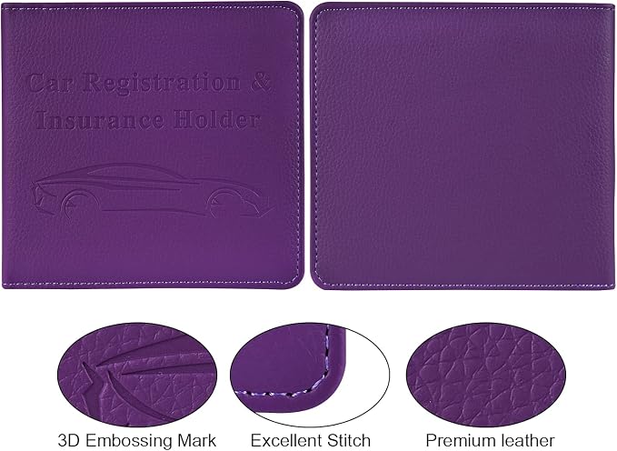 Cacturism Car Registration and Insurance Holder, Vehicle Glove Box Car - Image 3