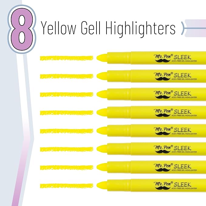 Mr. Pen- No Bleed Gel Bible Highlighters - Image 2