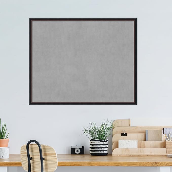 Amanti Art Black Framed Magnetic Board 34x42 X-Large Vision Board - Image 5