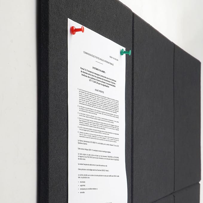 Large Cork Board Alternative 36" X 24" Bulletin Board - Image 2