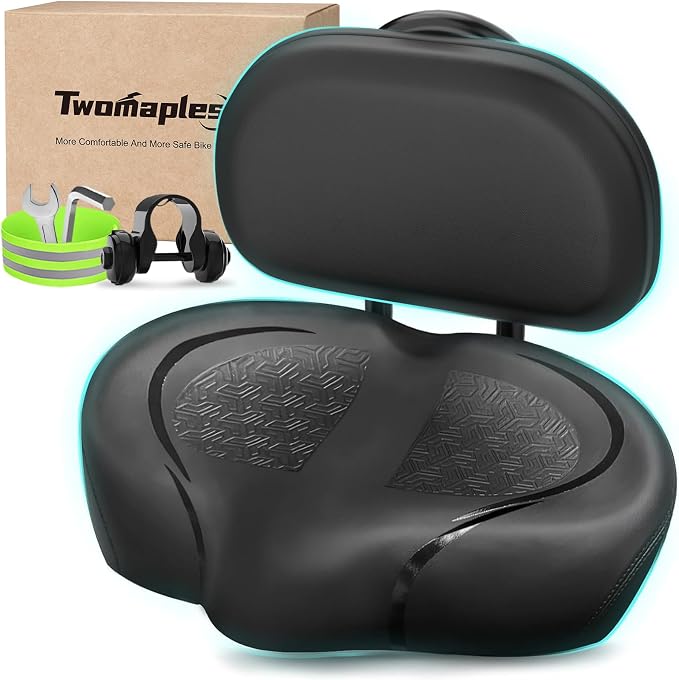 Noseless Bike Seat Cushion for Men & Women by Moreergonomicoversizedbikeseat