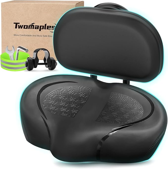 Noseless Bike Seat Cushion for Men & Women by Moreergonomicoversizedbikeseat