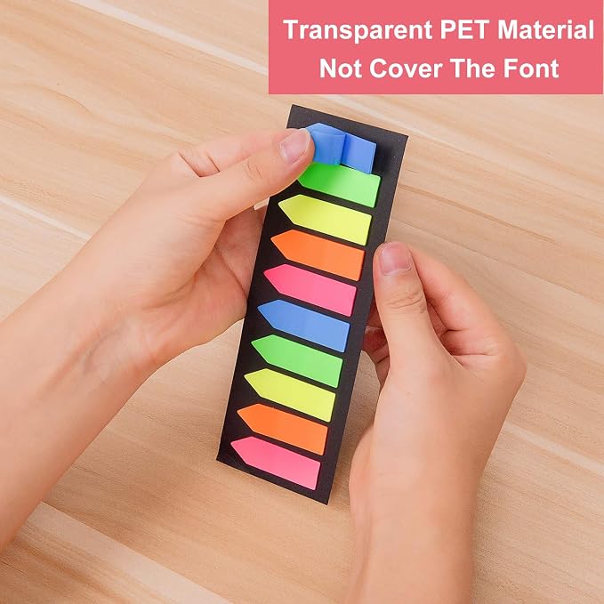 Morepack 2000 Count Neon Color Tape Flag, Page Markers, Index Tab Flags - Image 4