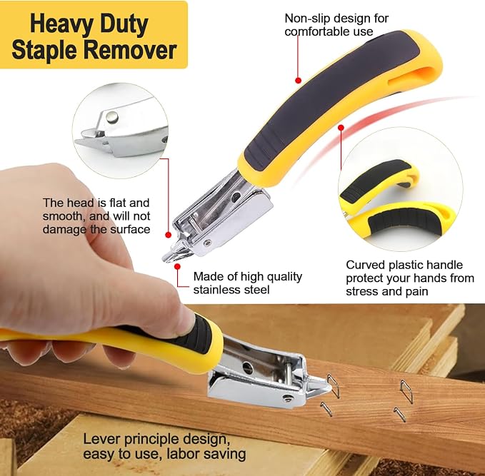 4Pcs Upholstery and Construction Staple Remover - Image 3