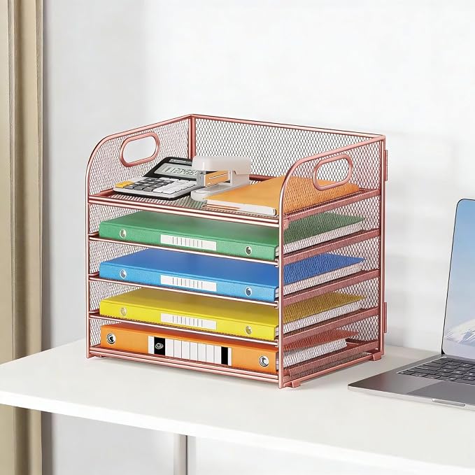 5 Tray Paper Organizer Letter Tray - Image 5