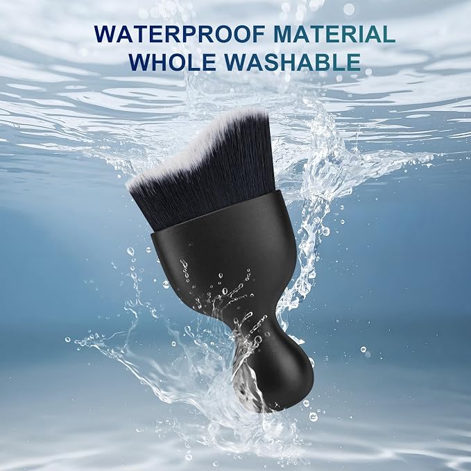 Amrules 2 PCS Car Interior Detailing Brush, Auto Car Dusting Brushes, Soft - Image 5