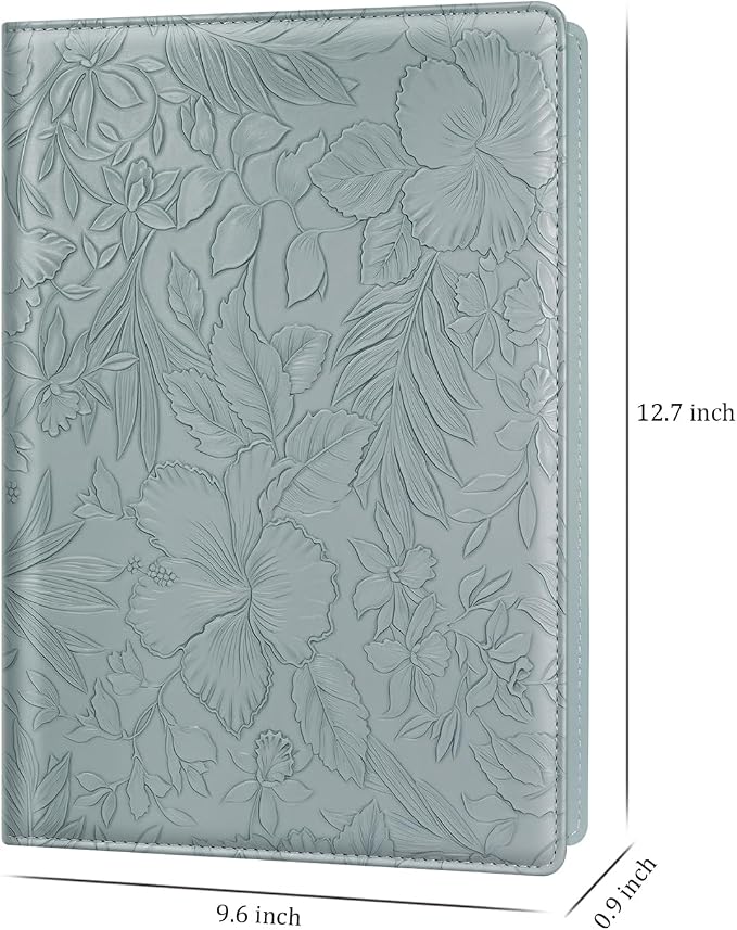 Clipboard Folder Padfolio, Embossed Faux Leather Interview Legal Document - Image 4