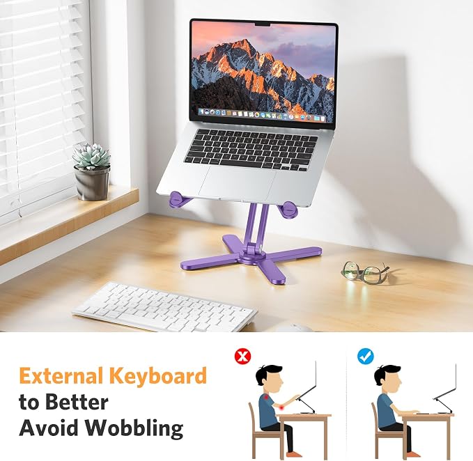 OMOTON 360° Rotating Laptop Stand Riser - Image 4