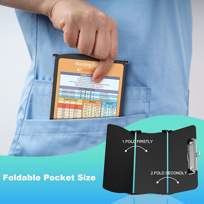 Nursing Clipboard Foldable Aluminum - Image 2