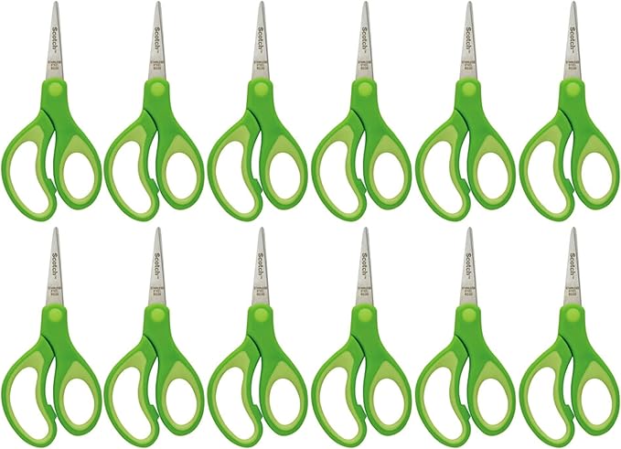 Scotch 5" Soft Touch Pointed Tip Kids Scissors, All-Purpose Scissors - Image 3