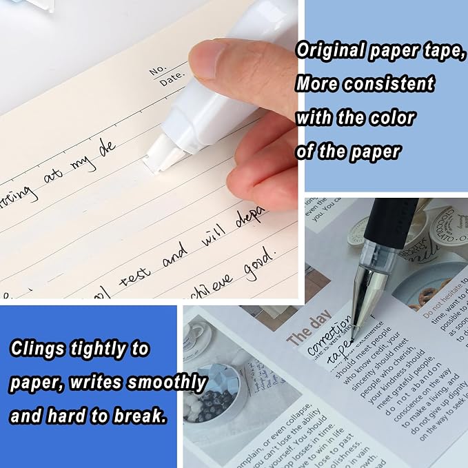 White Correction Tape, 6 Pack, 16.4 Feet Correction Tape, School & Office - Image 4