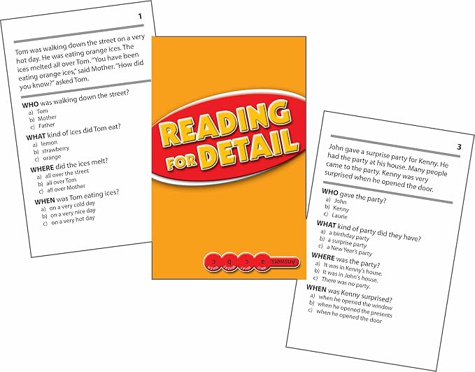 Edupress Reading Comprehension Practice Cards, Reading - Image 2