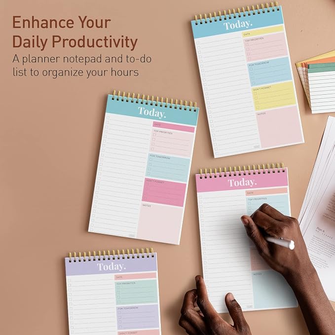 Sweetzer & Orange Daily & Weekly To Do List Notepad – Undated Work Planner & - Image 2