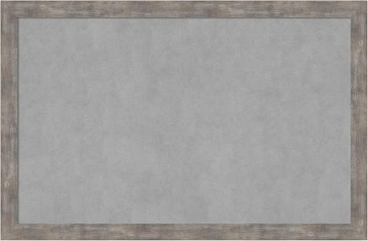 Amanti Art Silver Framed Magnetic Board 23x35 Large Vision Board by AmantiArt