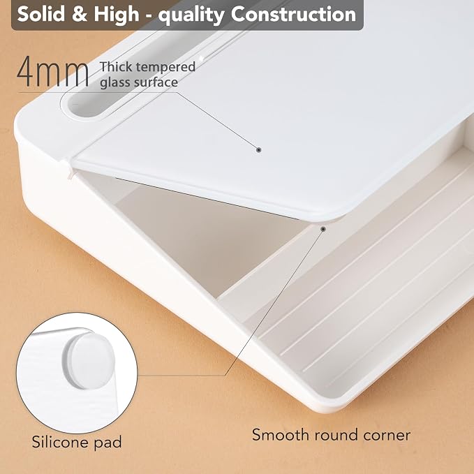 Varhomax Glass Desk Whiteboard - Image 6