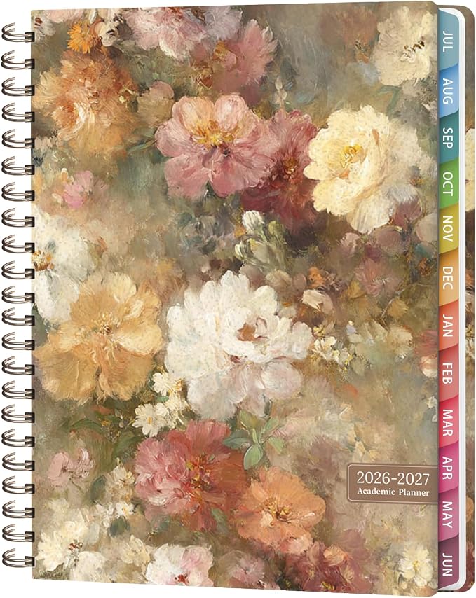 Planner 2026-2027, Weekly and Monthly Academic Planner, July 2026 by VALOME