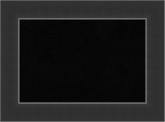 Amanti Art Black Cork Board for Wall, 17x23 Vision Board with Black Wood Frame, Small Corkboard Office Decor for Home Organization, Modern Corkboard Pinboard to Display Items for Home Organization in-DeskLoop Office