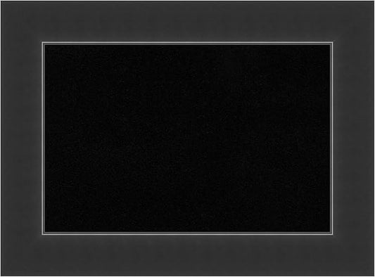 Amanti Art Black Cork Board for Wall, 17x23 Vision Board with Black Wood Frame, Small Corkboard Office Decor for Home Organization, Modern Corkboard Pinboard to Display Items for Home Organization in-DeskLoop Office