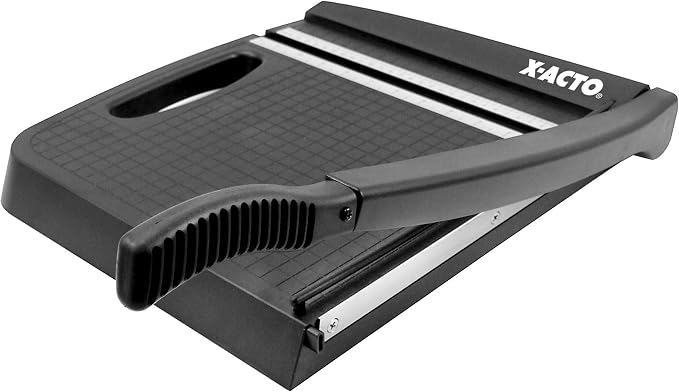 ELMERS X-Acto 12" Base Guillotine Style Plastic Paper Trimmer, 10 Sheet Capacity by Unknown