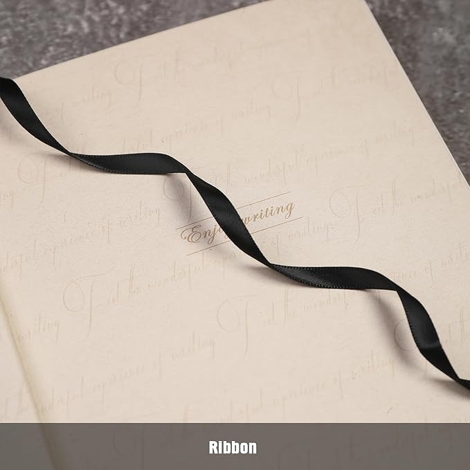 Line Notebooks for Women Men, A5 Aesthetic Hardcover Ruled Diary, 100 GSM Journals for Writing for Work, Note Taking, Office School-DeskLoop Office