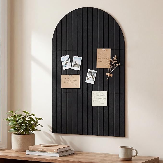 Thboxes Arched Felt Bulletin Board, 6 Pack 35" x 24" Large Cork Board Pin Board - Image 6
