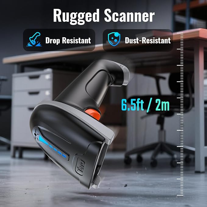 Tera Barcode Scanner with Battery Indicator: 1D Wireless, 5100 Grey | USB Wired - Image 6