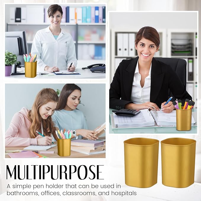 30 Pack Pen Holder Pen Cups for Desk Organizers and Storage Stationery Plastic - Image 6