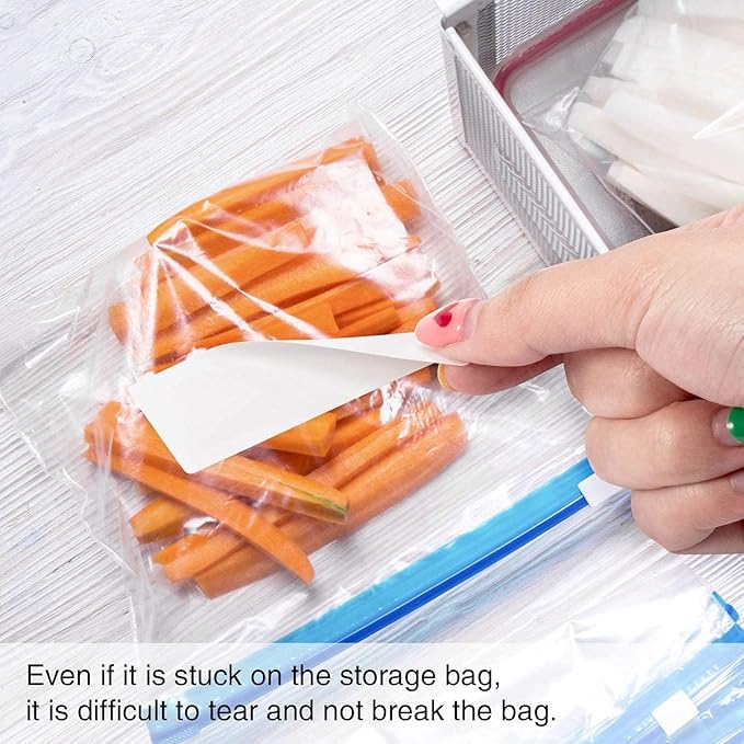 Removable Label Stickers for Organizing -200PCS 3 x 2 inch Waterproof White - Image 8